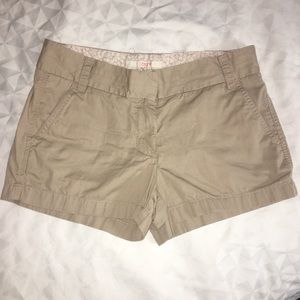 Classic J. Crew Chino SHORT Shorts - Not in stores